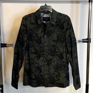 All Saints Tropical Camo Button-Down Shirt